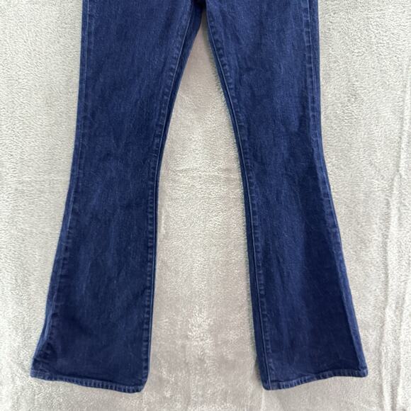 Anthropologie X Levis Jeans Womens 27 Blue Sky Rinse Stems Flare Mid Rise - Picture 4 of 16